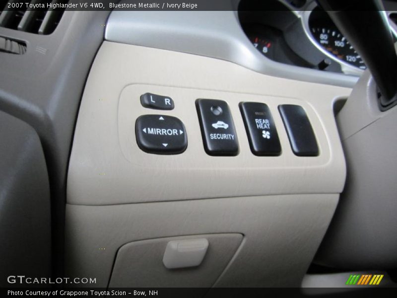 Bluestone Metallic / Ivory Beige 2007 Toyota Highlander V6 4WD