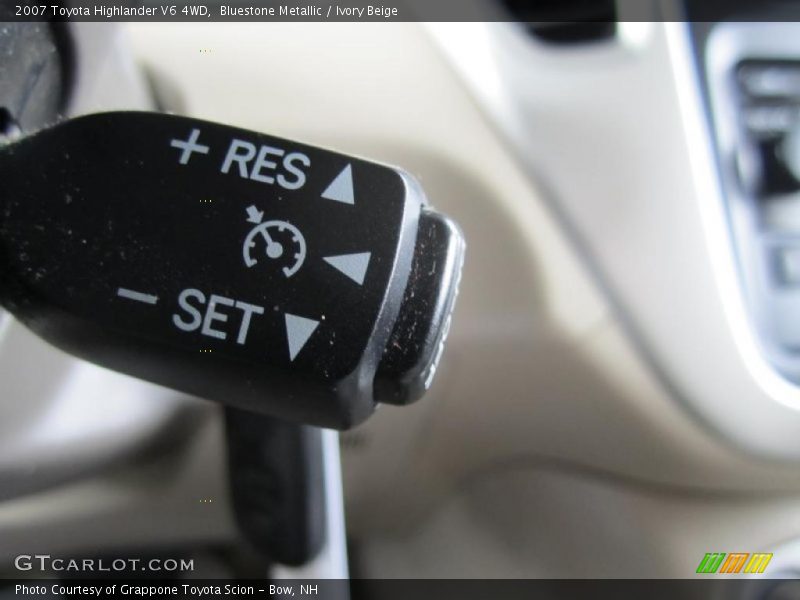 Bluestone Metallic / Ivory Beige 2007 Toyota Highlander V6 4WD
