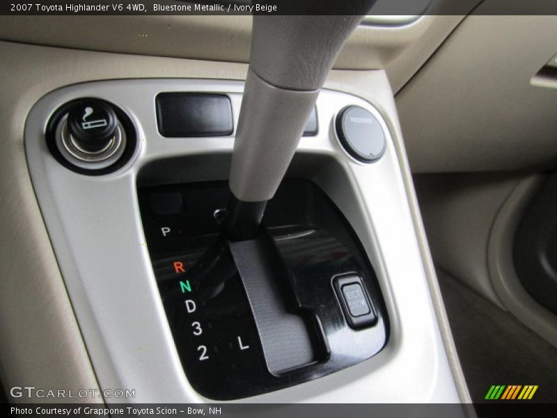 Bluestone Metallic / Ivory Beige 2007 Toyota Highlander V6 4WD