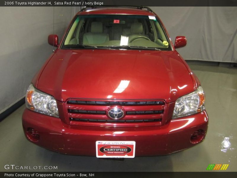 Salsa Red Pearl / Ivory Beige 2006 Toyota Highlander I4