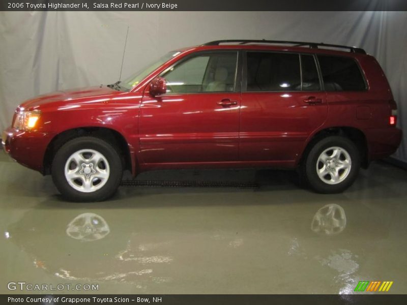 Salsa Red Pearl / Ivory Beige 2006 Toyota Highlander I4