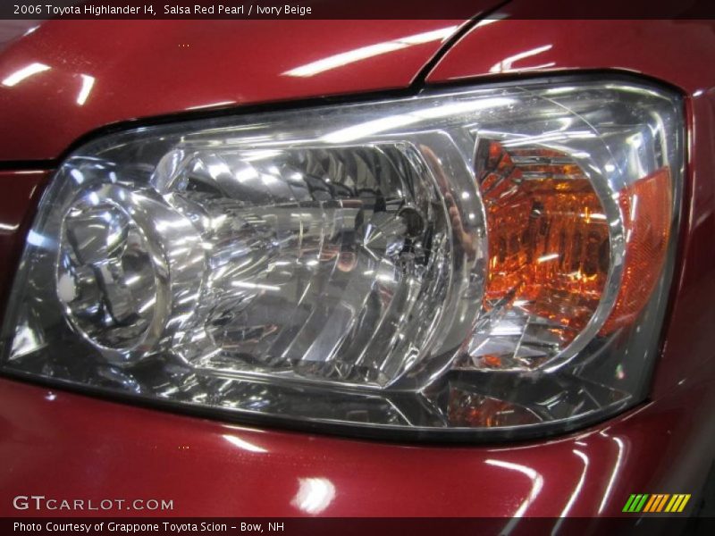 Salsa Red Pearl / Ivory Beige 2006 Toyota Highlander I4