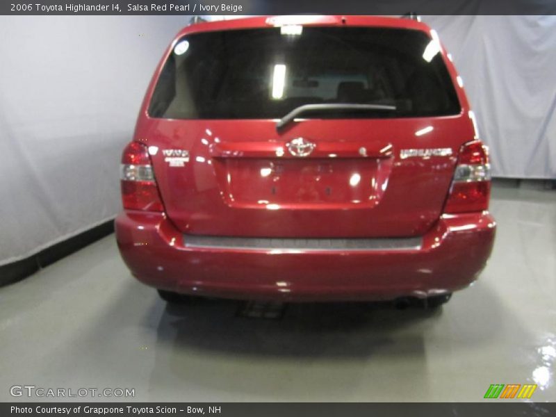 Salsa Red Pearl / Ivory Beige 2006 Toyota Highlander I4