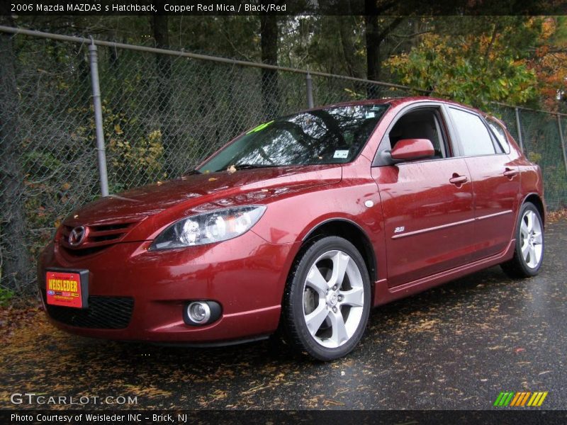 Copper Red Mica / Black/Red 2006 Mazda MAZDA3 s Hatchback