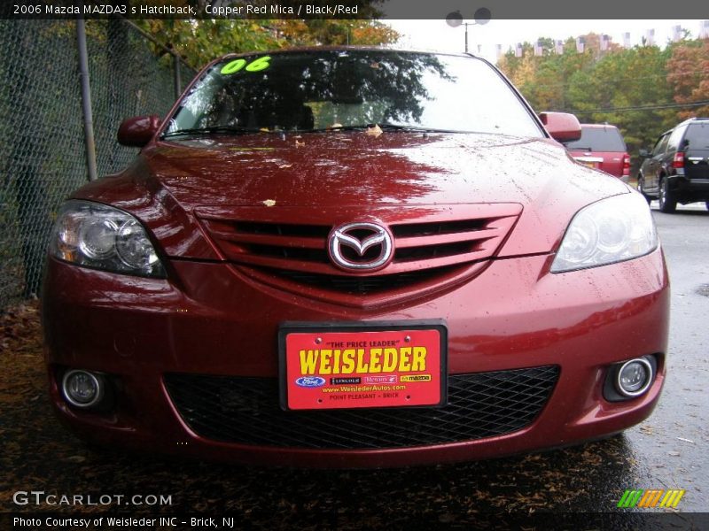 Copper Red Mica / Black/Red 2006 Mazda MAZDA3 s Hatchback