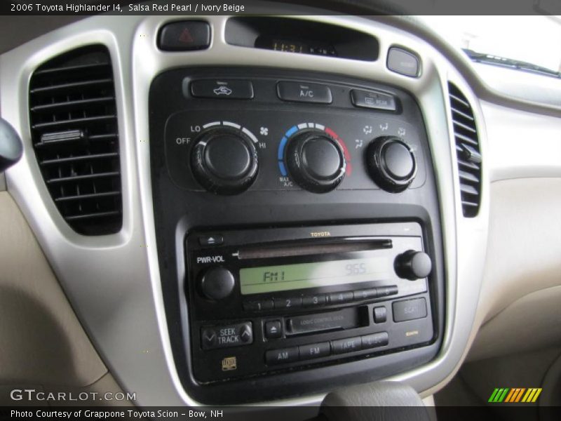 Salsa Red Pearl / Ivory Beige 2006 Toyota Highlander I4