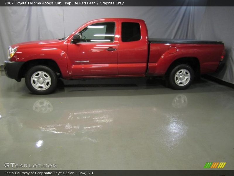 Impulse Red Pearl / Graphite Gray 2007 Toyota Tacoma Access Cab