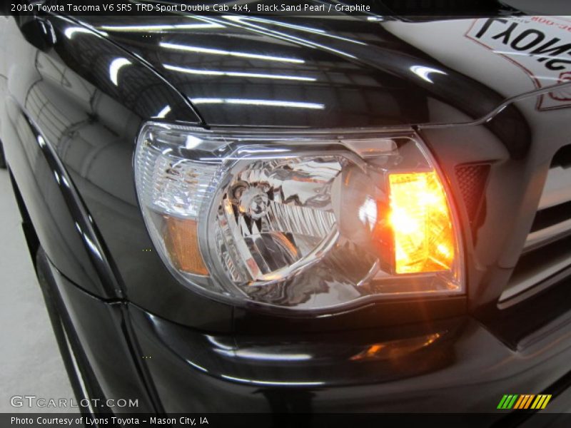 Black Sand Pearl / Graphite 2010 Toyota Tacoma V6 SR5 TRD Sport Double Cab 4x4