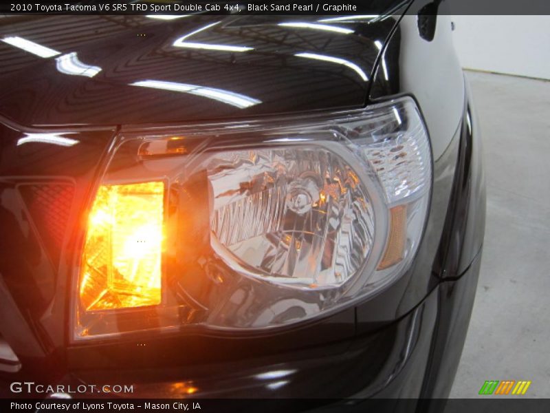 Black Sand Pearl / Graphite 2010 Toyota Tacoma V6 SR5 TRD Sport Double Cab 4x4