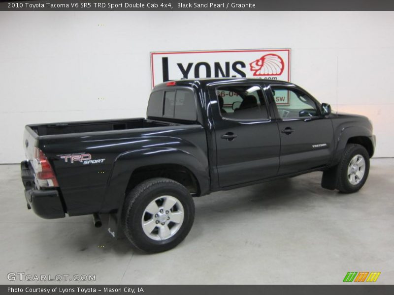 Black Sand Pearl / Graphite 2010 Toyota Tacoma V6 SR5 TRD Sport Double Cab 4x4