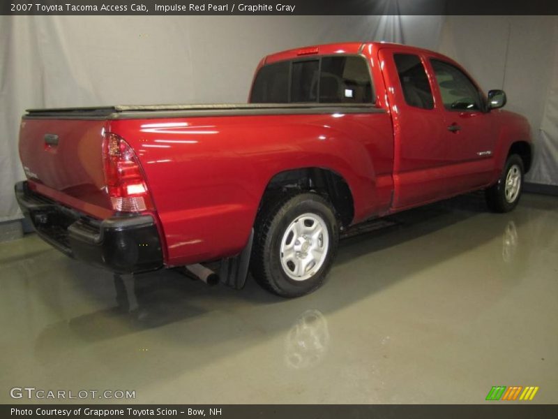 Impulse Red Pearl / Graphite Gray 2007 Toyota Tacoma Access Cab