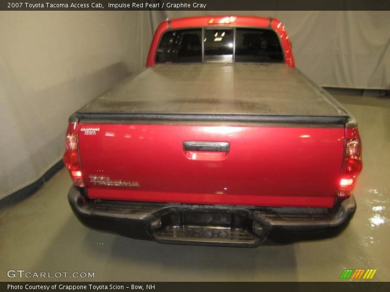 Impulse Red Pearl / Graphite Gray 2007 Toyota Tacoma Access Cab