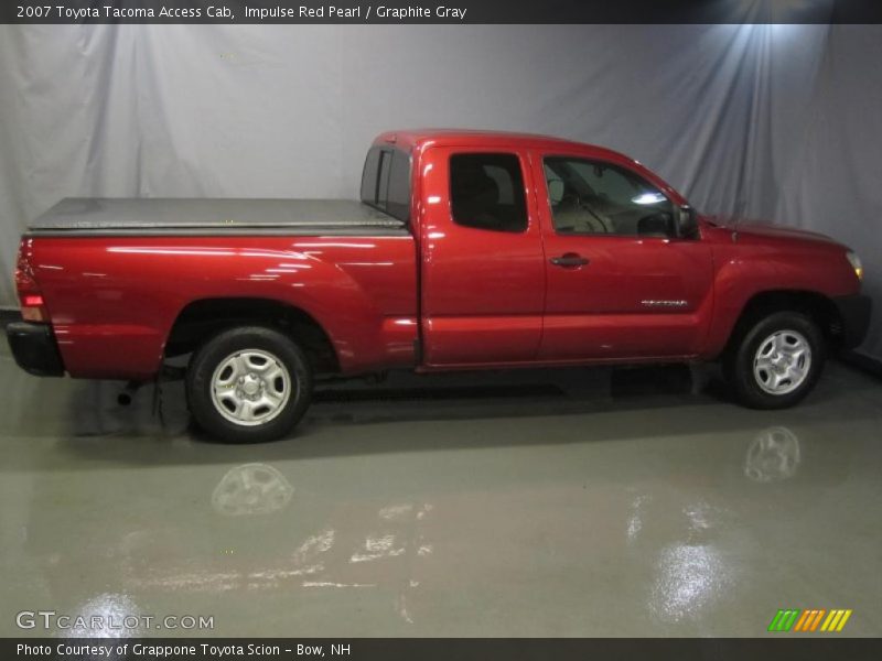Impulse Red Pearl / Graphite Gray 2007 Toyota Tacoma Access Cab