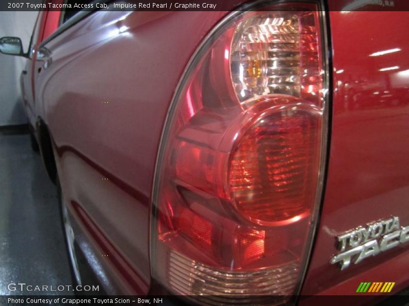 Impulse Red Pearl / Graphite Gray 2007 Toyota Tacoma Access Cab