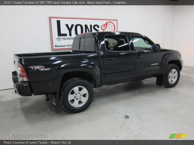 Black Sand Pearl / Graphite 2010 Toyota Tacoma V6 SR5 TRD Sport Double Cab 4x4