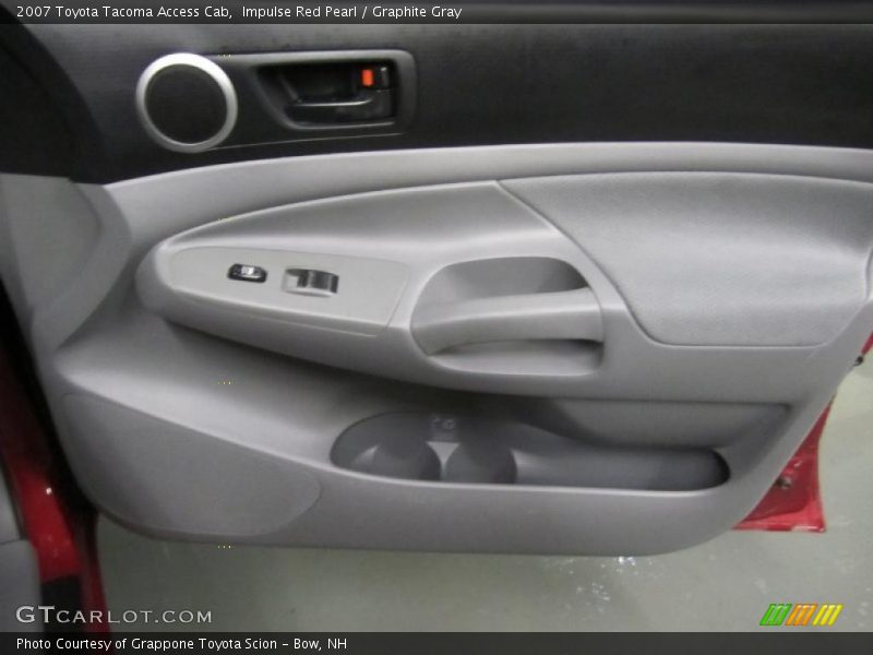Impulse Red Pearl / Graphite Gray 2007 Toyota Tacoma Access Cab