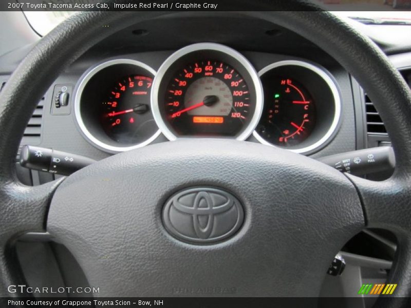Impulse Red Pearl / Graphite Gray 2007 Toyota Tacoma Access Cab