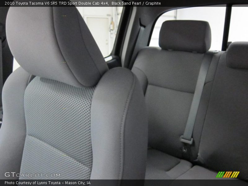 Black Sand Pearl / Graphite 2010 Toyota Tacoma V6 SR5 TRD Sport Double Cab 4x4