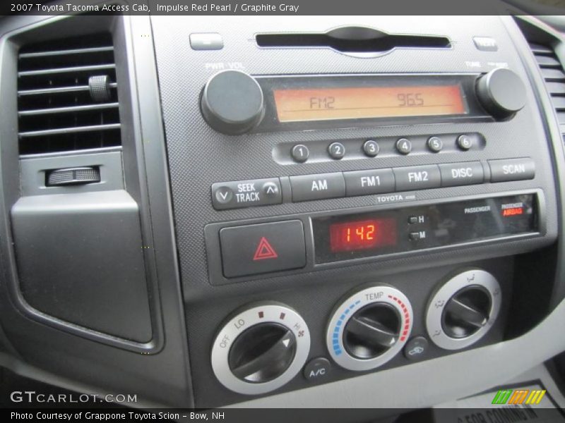 Impulse Red Pearl / Graphite Gray 2007 Toyota Tacoma Access Cab