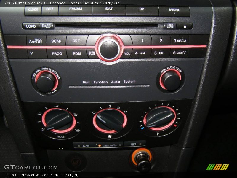 Copper Red Mica / Black/Red 2006 Mazda MAZDA3 s Hatchback