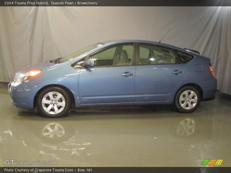 Seaside Pearl / Brown/Ivory 2004 Toyota Prius Hybrid