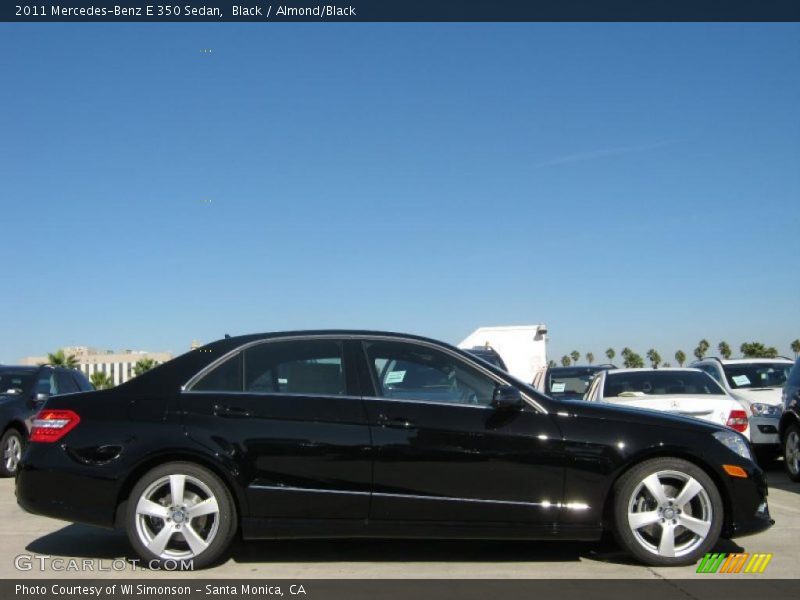 Black / Almond/Black 2011 Mercedes-Benz E 350 Sedan