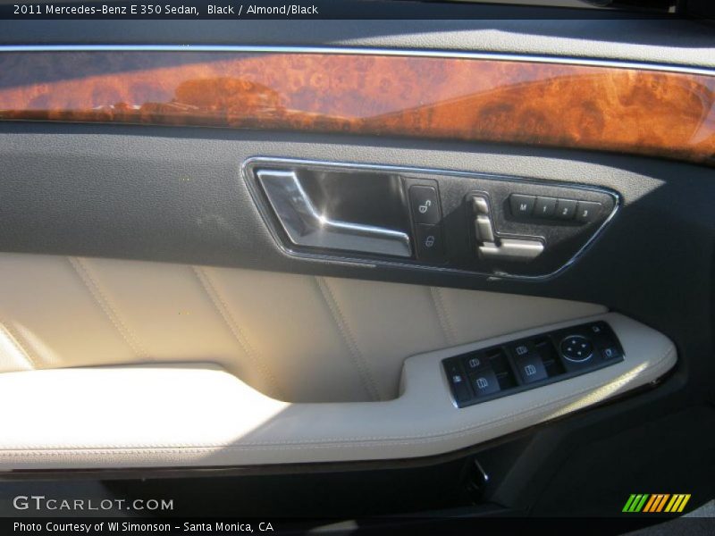 Black / Almond/Black 2011 Mercedes-Benz E 350 Sedan