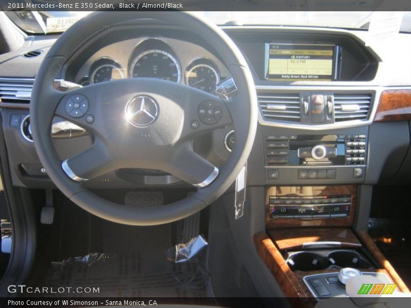 Black / Almond/Black 2011 Mercedes-Benz E 350 Sedan