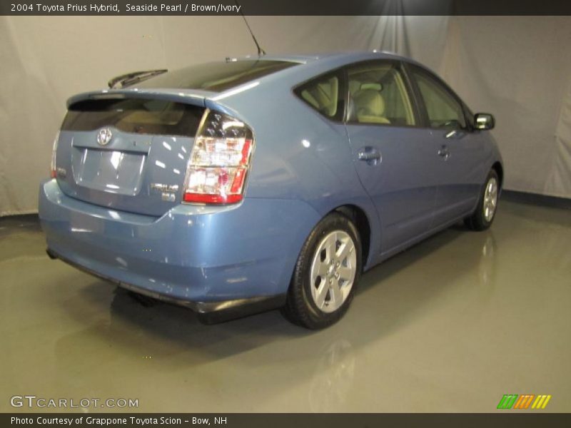 Seaside Pearl / Brown/Ivory 2004 Toyota Prius Hybrid
