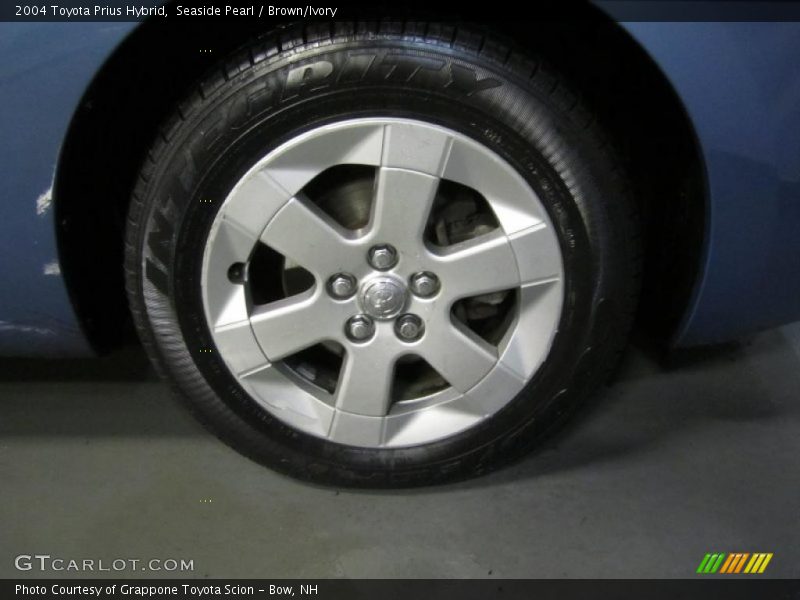 Seaside Pearl / Brown/Ivory 2004 Toyota Prius Hybrid