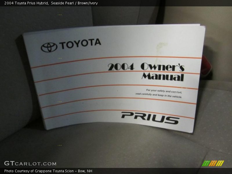 Seaside Pearl / Brown/Ivory 2004 Toyota Prius Hybrid