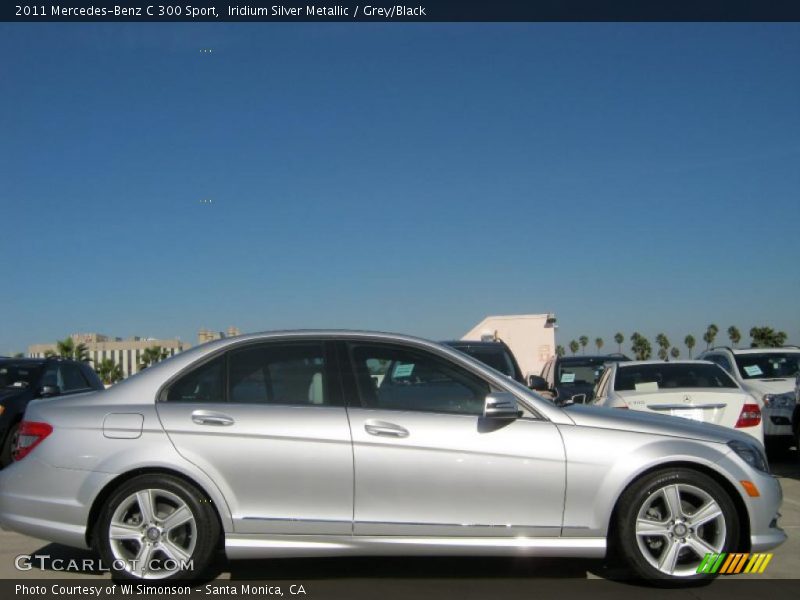 Iridium Silver Metallic / Grey/Black 2011 Mercedes-Benz C 300 Sport