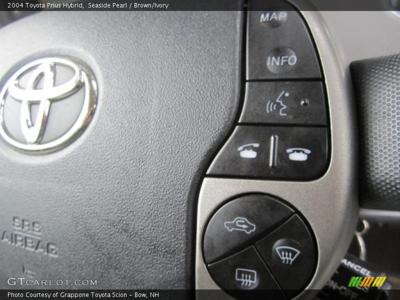 Seaside Pearl / Brown/Ivory 2004 Toyota Prius Hybrid