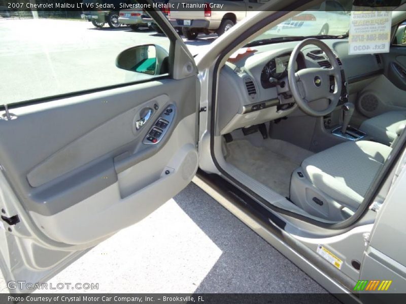  2007 Malibu LT V6 Sedan Titanium Gray Interior