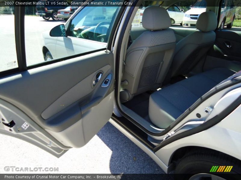 Silverstone Metallic / Titanium Gray 2007 Chevrolet Malibu LT V6 Sedan