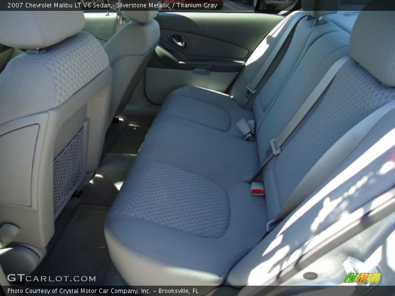 Silverstone Metallic / Titanium Gray 2007 Chevrolet Malibu LT V6 Sedan