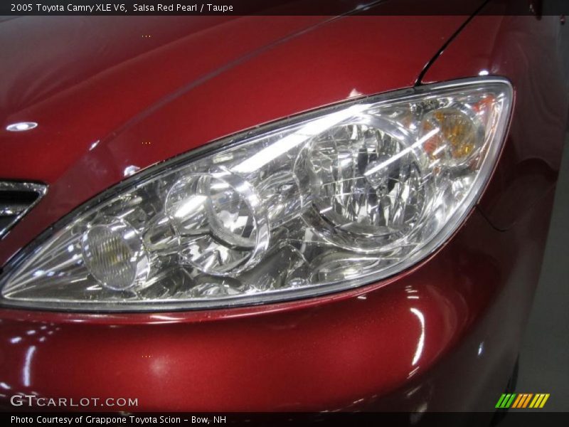 Salsa Red Pearl / Taupe 2005 Toyota Camry XLE V6