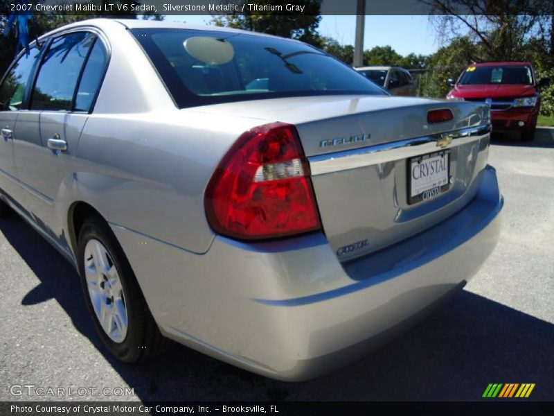 Silverstone Metallic / Titanium Gray 2007 Chevrolet Malibu LT V6 Sedan