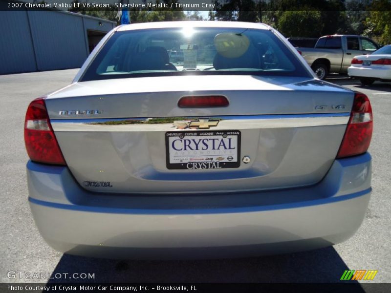 Silverstone Metallic / Titanium Gray 2007 Chevrolet Malibu LT V6 Sedan