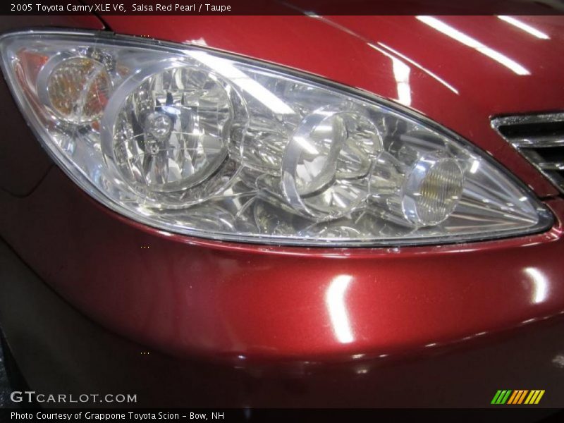 Salsa Red Pearl / Taupe 2005 Toyota Camry XLE V6