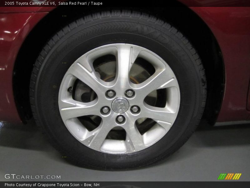 Salsa Red Pearl / Taupe 2005 Toyota Camry XLE V6