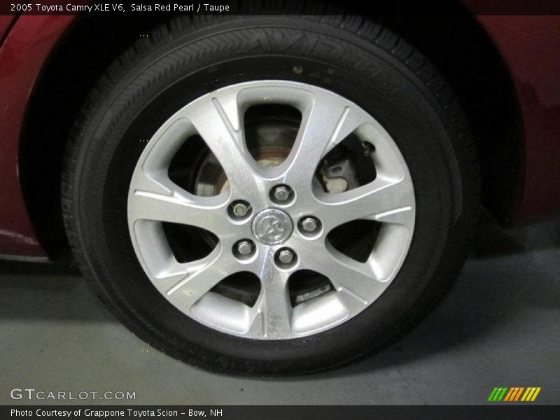 Salsa Red Pearl / Taupe 2005 Toyota Camry XLE V6
