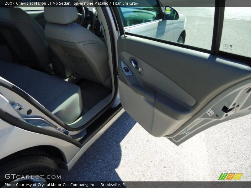 Silverstone Metallic / Titanium Gray 2007 Chevrolet Malibu LT V6 Sedan