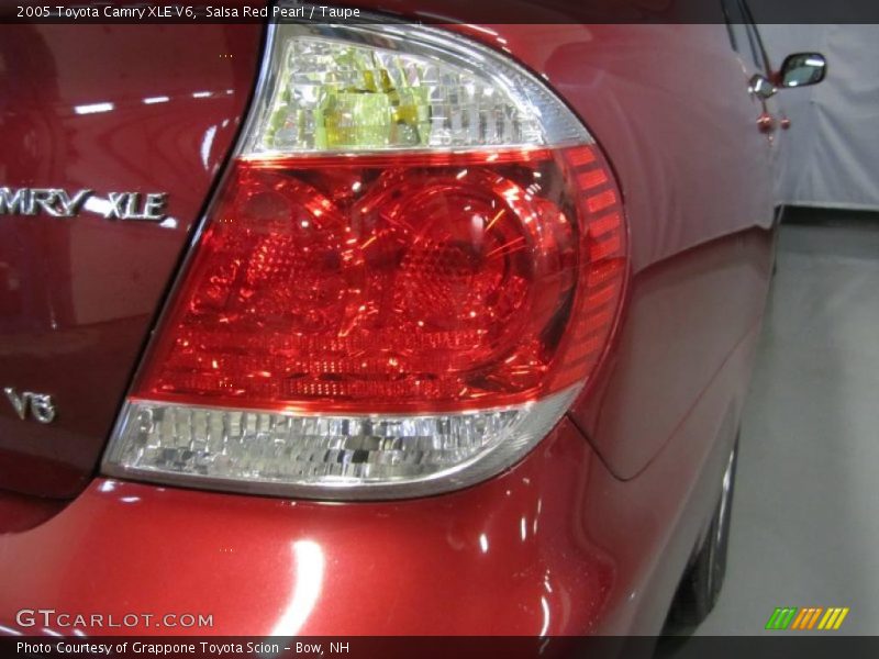 Salsa Red Pearl / Taupe 2005 Toyota Camry XLE V6