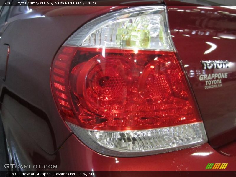 Salsa Red Pearl / Taupe 2005 Toyota Camry XLE V6