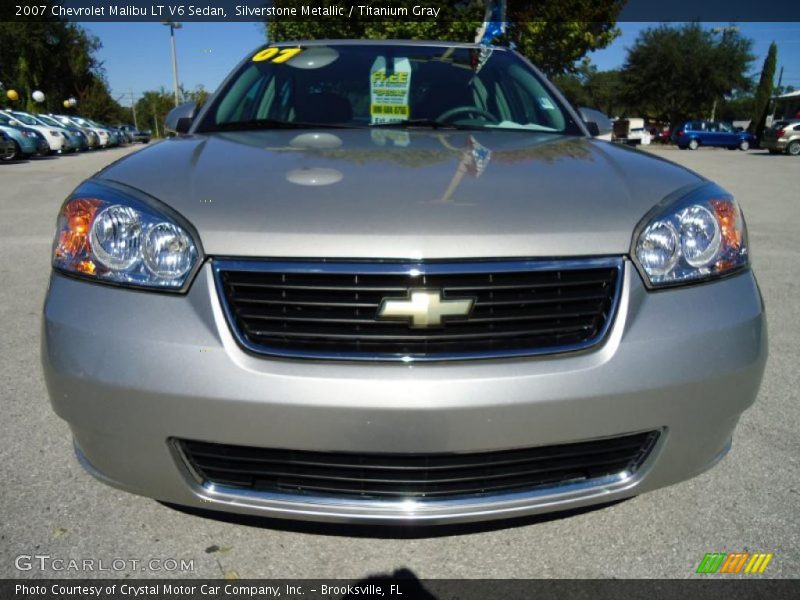 Silverstone Metallic / Titanium Gray 2007 Chevrolet Malibu LT V6 Sedan