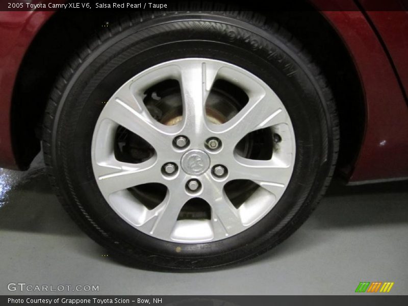 Salsa Red Pearl / Taupe 2005 Toyota Camry XLE V6