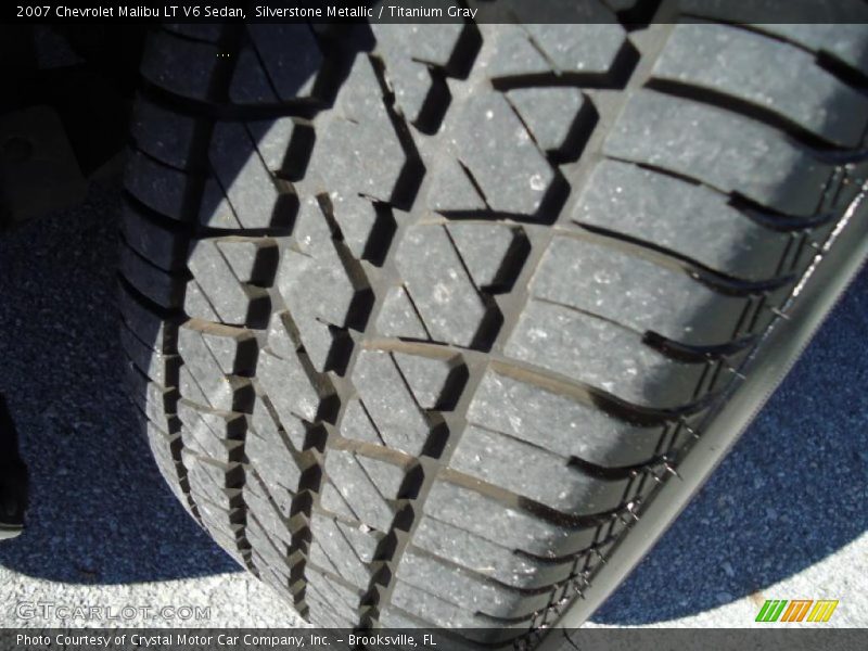 Silverstone Metallic / Titanium Gray 2007 Chevrolet Malibu LT V6 Sedan