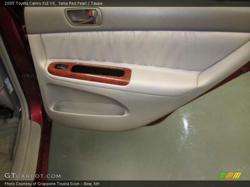 Salsa Red Pearl / Taupe 2005 Toyota Camry XLE V6