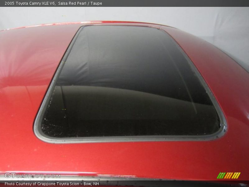 Salsa Red Pearl / Taupe 2005 Toyota Camry XLE V6